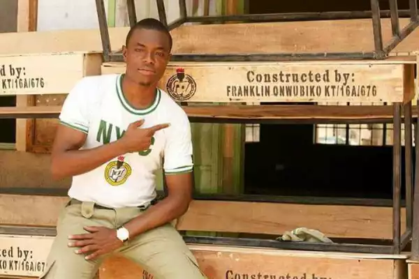 Corper Who Donated Classroom Seats In Buhari